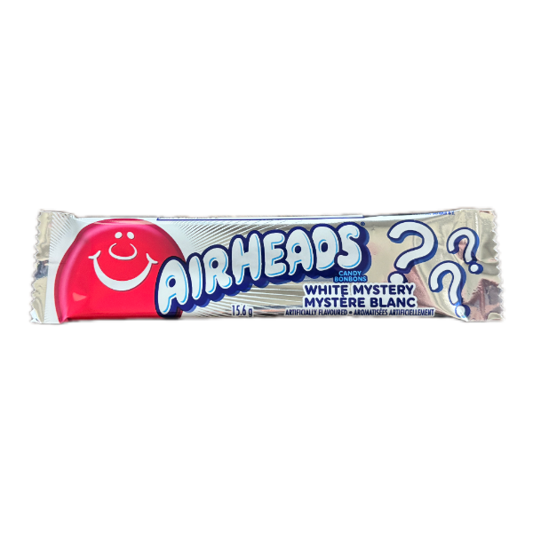 Airheads White Mystery G Bonbons, fruchtige Süßigkeit aus den USA