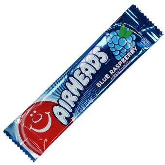 Airheads Blue Raspberry – fruchtiger Riegel mit Blaubeere und Himbeere.