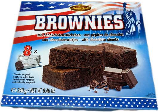 Meister Moulin Brownies – saftige Schokoladenbrownies mit perfekter Textur.