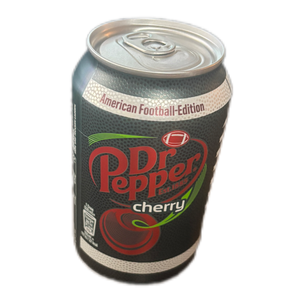 Dr. Pepper Cherry American Football – Erfrischendes Kirschenaroma in limitierter Football-Verpackung