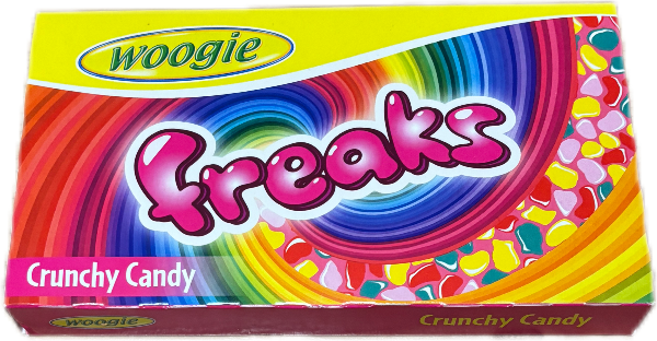 Freaks Candy Crunchy – knusprige Süßigkeit mit süßem Geschmack und der perfekten Textur.