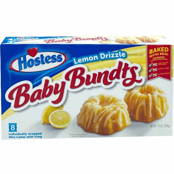 Hostess Baby Bundts Lemon Drizzle – Saftiger Zitronenkuchen in Mini-Form