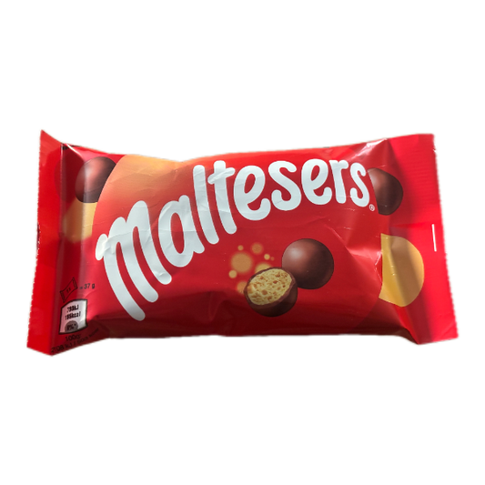 Maltesers – Luftige Malzkugeln in zarter Milchschokolade, ideal für einen leichten, knusprigen Snackgenuss.