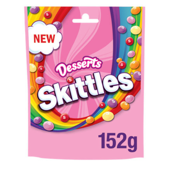 Skittles Dessert Flavoured Pouch – Süße Skittles mit Dessert-Geschmack
