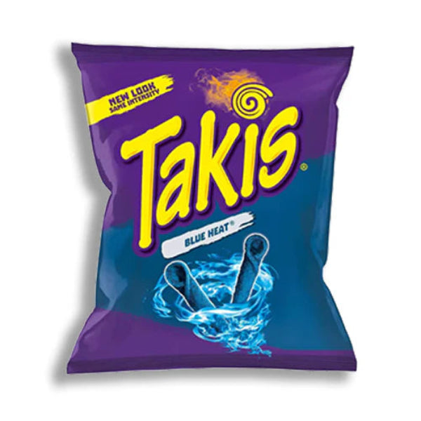 Takis Blue Heat 92,3g – Blaue Chips mit scharfem Chili-Limetten-Geschmack